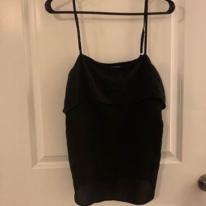 Black adjustable tank top